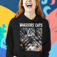 Warriors Cats Eye Cats For Cat Lover Kitten Warrior Cat Mom Women Hoodie Gifts for Her