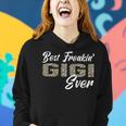 Womens Best Freakin Gigi Ever Leopard Mothers Day Gigi Gift Women Hoodie Gifts for Her