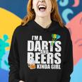 Womens Darts Shirt Beer Dart Player Girl Mothers Day Gift Women Hoodie Gifts for Her