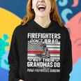 Womens Firefighters Dont Brag Proud Firefighter Grandma Funny Gift Women Hoodie Gifts for Her