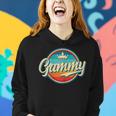 Womens Gammy Retro Name Funny Vintage Grandmother Gammy Women Hoodie Gifts for Her