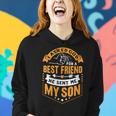 Womens I Asked God For A Best Friend He Sent Me My SonFathers Day Women Hoodie Gifts for Her