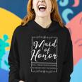 Womens Maid Of Honor Funny Sarcastic Throat Punch Wedding Women Hoodie Gifts for Her