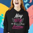 Womens May 1979 40 Years Of Being Awesome 40Th Birthday Gift Women Hoodie Gifts for Her