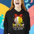 Womens Mom Of Both Baseball And Softball Mom Mothers Day Women Hoodie Gifts for Her