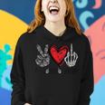 Womens Peace Love Fuck Off Funny For Men Women Women Hoodie Gifts for Her