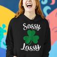 Womens Sassy Lassy St Patricks Day Women Hoodie Gifts for Her