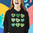 Womens Vintage Heart Candy Nicu Nurse St Patricks Day Women Hoodie Gifts for Her