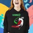 Womens Woman Life Freedom Zan Zendegi Azadi Iran Freedom Women Hoodie Gifts for Her