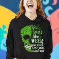 Yes I Smell Like Weed You Smell Like You Missed Out Skull Women Hoodie Gifts for Her