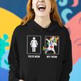 Your Mom My Mom Funny Unicorn Dabbing Mothers DayShirt Women Hoodie Gifts for Her