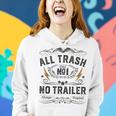 All Trash No Trailer Park Funny Whiskey Redneck Rv Gift Women Hoodie Graphic Print Hooded Sweatshirt Gifts for Her