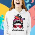 Color Guard Mom Messy Bun Marching Band School Mommy Mother Women Hoodie Gifts for Her