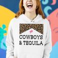 Cowboys And Tequila Western Funny Tequila Drinking Lover Women Hoodie Gifts for Her