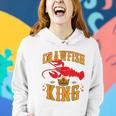 Crawfish King Crawfish Boil Party Festival Women Hoodie Graphic Print Hooded Sweatshirt Gifts for Her