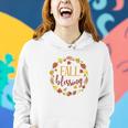 Fall Blessing Thanksgiving Gifts Women Hoodie Graphic Print Hooded Sweatshirt Gifts for Her