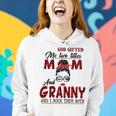 God Gifted Me Two Titles Mom And Granny And I Rock Them Both Gift For Womens Women Hoodie Gifts for Her