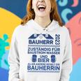 Herren Bauherr 2023 Zuständig Für Baustrom Lustiger Spruch Frauen Hoodie Geschenke für Sie