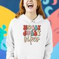 Holly Jolly Vibes Christmas Gifts Women Hoodie Graphic Print Hooded Sweatshirt Gifts for Her