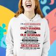 Im A Lucky Granddaughter I Have A Crazy Grandma Women Hoodie Gifts for Her