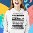 Im Not A Perfect Daughterinlaw But My Crazy Fatherinlaw Women Hoodie Gifts for Her
