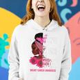Im The Storm Black Women Breast Cancer Survivor Pink Ribbon Women Hoodie Gifts for Her