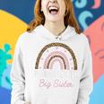 Kids Promoted To Big Sister N Girls Women Rainbow Leopard 2023 Women Hoodie Gifts for Her