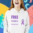 Land Of The Free Because My Daddy Is Brave Militarychild Women Hoodie Gifts for Her