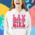 Lustiges Mädchen Lacrosse Lax Girl Frauen Hoodie Geschenke für Sie