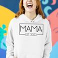 Mama Est 2023 Werdende Mutter Schwangere Geschenk Neue Mama Frauen Hoodie Geschenke für Sie