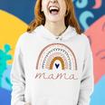 Mothers Day Boho Rainbow Mama Mom Mommy New Mom Women Hoodie Gifts for Her