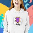 Peanut Butter And Jelly Costumes For Adults Funny Food Fancy Women Hoodie Graphic Print Hooded Sweatshirt Gifts for Her