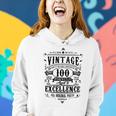 Retro 100 Jahre Oma Geburtstag Langarmshirt, Vintage 1922 Design Hoodie Geschenke für Sie