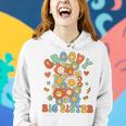 Retro Groovy Big Sister Groovy Birthday Matching Family Women Hoodie Gifts for Her