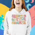 Retro Groovy Schools Out For Summer Graduation Teacher Kids Women Hoodie Gifts for Her