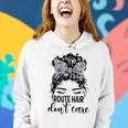 Route Hair Dont Care Mothers Day Mail Carrier Postal Worker Women Hoodie Gifts for Her