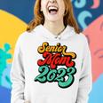 Senior Mom Class Of 2023 Vintage Retro Graduation Gifts Women Hoodie Gifts for Her