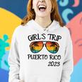 Womens Girls Trip Puerto Rico 2023 Sunglasses Summer Vacation Women Hoodie Gifts for Her