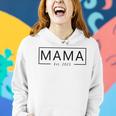Womens Mama Est 2023 Promoted To Mommy Mothers Day 2023 Women Hoodie Gifts for Her