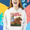 Womens Three Headed Dog Walking The Dog Just Got Triple The Fun Women Hoodie Gifts for Her