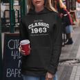 60 Year Old Vintage Classic Car 1963 60Th Birthday Women Hoodie Funny Gifts