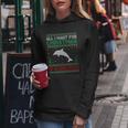 All I Want For Xmas Is A Dolphin Ugly Christmas Sweater Gift Women Hoodie Unique Gifts