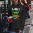 Aunt Of The Birthday Boy Dinosaur Saurus Family Matching Women Hoodie Unique Gifts