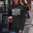Awesome Like My Daughter Fathers Day 2023 Dad And Daughters Women Hoodie Personalized Gifts