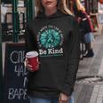 Be Kind Ovarian Cancer Awareness Ribbon Sunflower Kindness Women Hoodie Unique Gifts