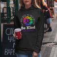 Be Kind Purple Ribbon Sunflower Lupus Awareness Women Hoodie Unique Gifts