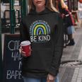Be Kind Rainbow World Down Syndrome Awareness Day Women Hoodie Unique Gifts