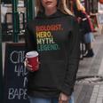 Biologist Hero Myth Legend Vintage Biologie Frauen Hoodie Lustige Geschenke