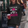 Captain Mom Funny Pirate Skull & Crossbones Women Hoodie Personalized Gifts