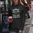 Collins Last Name Surname Tshirt Women Hoodie Graphic Print Hooded Sweatshirt Personalized Gifts